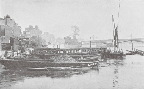 The Jetty and Coal Wharf (b/w photo)