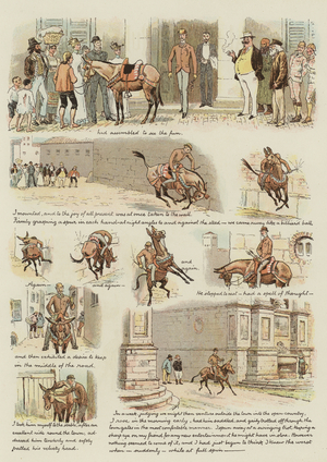 The Palermo Mule, by J C Dollman (chromolitho)