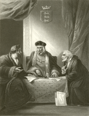 Henry VII with Empson & Dudley (engraving)