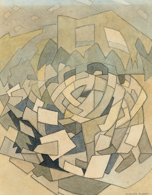 The Factory, c. 1920 (pencil, w/c)