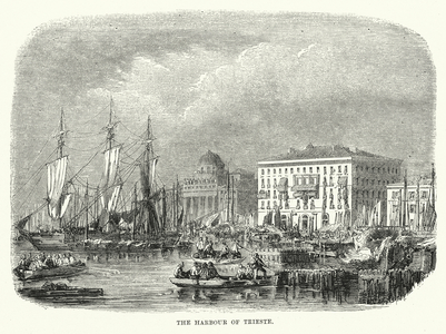 The Harbour of Trieste (engraving)