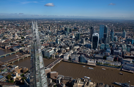View of the Shard, London, UK (photo)