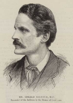 Mr Gerald Balfour, MP (engraving)
