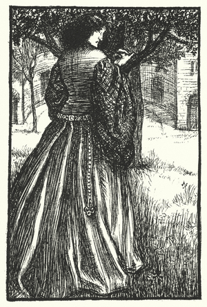 Matthew Arnold poem: Tristram and Iseult (engraving)