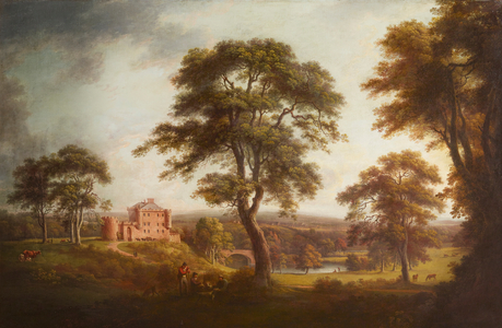 Dalhousie Castle (oil on canvas)