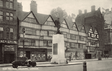 Old Houses, Holborn (postcard)
