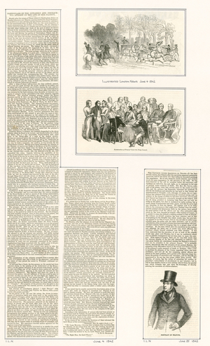 Attempt on Queen Victoria's life, 1842 (engraving)