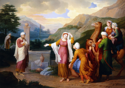 Rebecca at the Well, 1824 (oil on canvas)