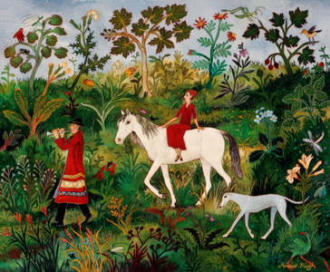 The Bird Piper's Lady, 2011 (acrylic)