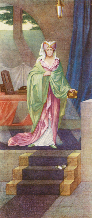 The Golden Legend: The Lady Irmingard (colour litho)