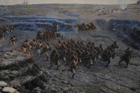 Crimean War (1853-1856). Siege of Sevastopol, 1854-1855, by Franz Alekseyevich Roubaud (1856-1928).