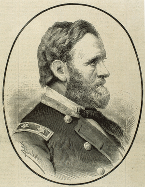 Portrait of Ulysses S. Grant, 18th President of the United States (engraving)