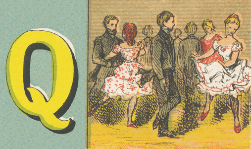 Q: Le Quadrille is a dance with four couples