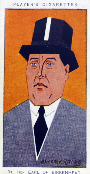 F E Smith, 1st Earl of Birkenhead, 1900s (print)