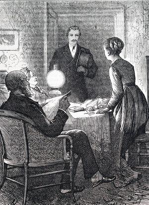 Male raising his hat, 1874