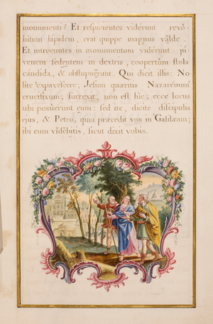 Evangelistary, 1760 (painted and gilded vellum)