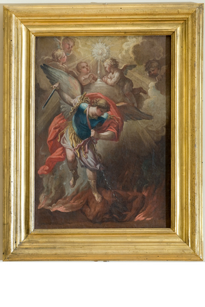 St. Michael the Archangel defeats Satan, c.1780-1795 (oil on canvas)