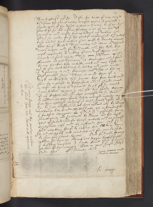 Gregory to Walsingham, February 1586, ‘From my poore house’, Harley MS 286, f.78r, 1586 (parchment)