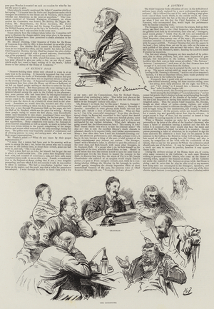 Life in Parliament, Strangers in the House (engraving)
