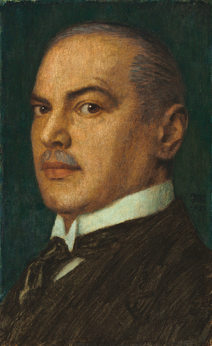A Self-portrait, 1923 (oil on board)