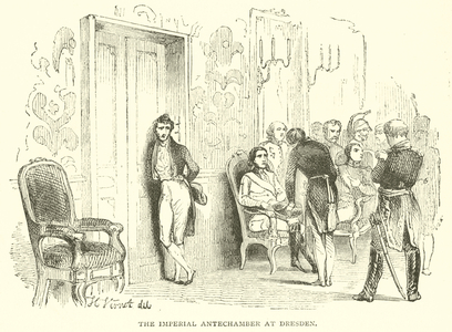 The Imperial antechamber at dresden (engraving)