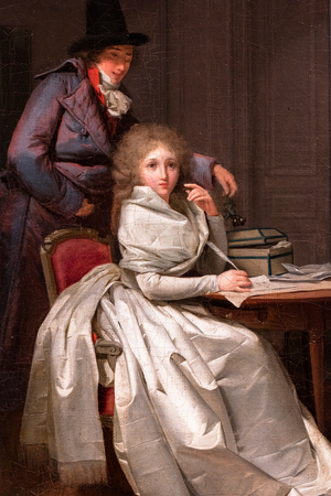 A Woman Writing to Her Lover (or The Letter), ca. 1789-1793