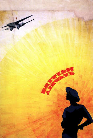 Ad for British Airways, 1930s (print)