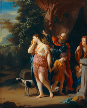 Abraham renvoyant Agar et Ishmael - Abraham sends away …