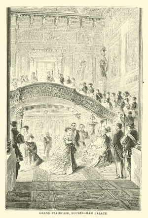 Grand Staircase, Buckingham Palace (engraving)