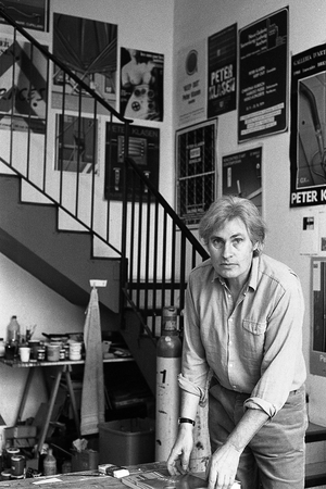 Peter Klasen (b/w photo, 1983)