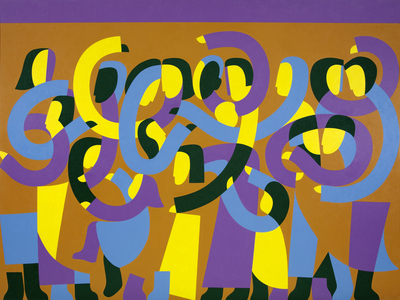 Agape, 2001 (acrylic on board)