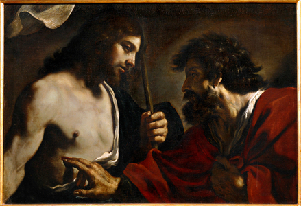 Doubting Thomas … (painting on canvas)