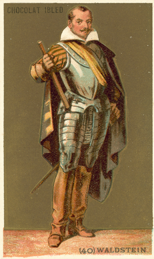 Albrecht von Wallenstein, Bohemian general of the Holy Empire (chromolitho)