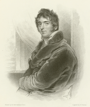 The Right Hon William Lamb, Baron Melbourne (engraving)