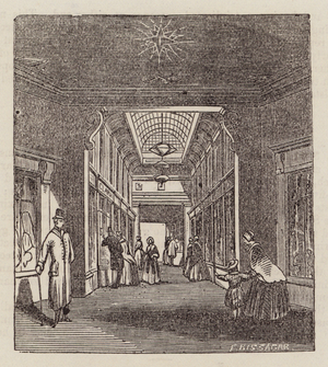 Exeter Change, Wellington Street, Strand (engraving)
