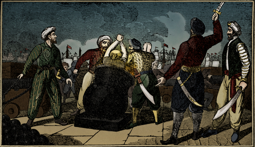 Algerines firing off the French consul