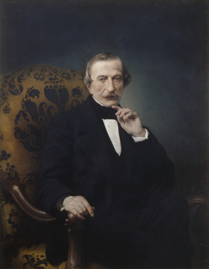 Portrait of Massimo d'Azegilo, 1864 (oil on canvas)