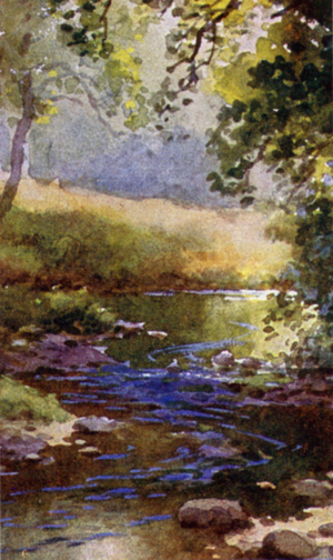 The Brook (colour litho)
