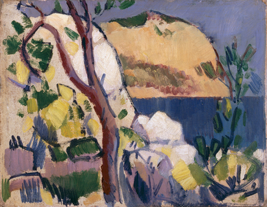 Cassis, 1913 (oil on board)