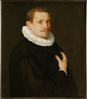 Male portrait, late 16th (painting on canvas)