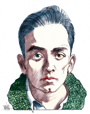 Emanuel Carnevali, 2023 (digital coloured pencil drawing)
