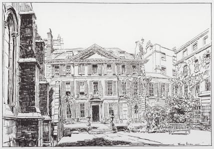 London: The Master's House, The Temple (litho)