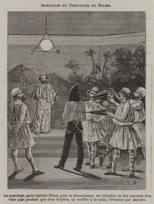 Initiation of a Knight of the Sun (engraving)