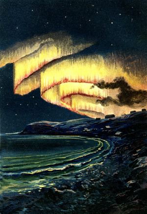 Aurora Borealis, 1891 (engraving)