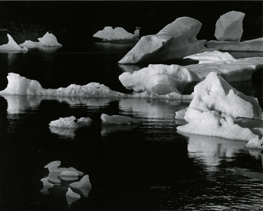 Mendenhall Glacier, Alaska, 1973 (silver gelatin print)