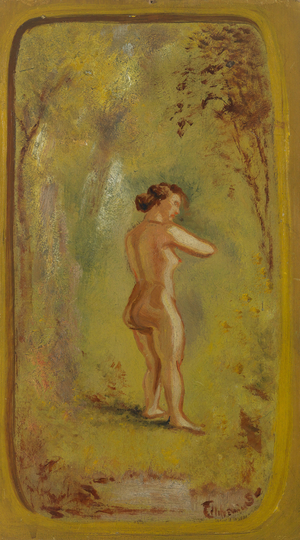 Nude, 1918 (oil on heavy board)