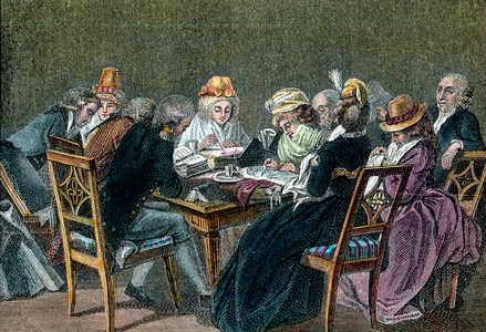 Soiree of duchess Amalia