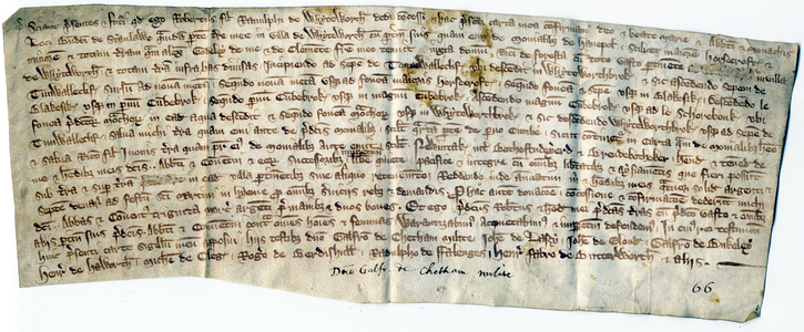Medieval Deeds (ink on paper)