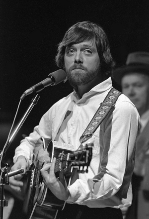 Oslo 19830115 show singer and artist Lillebjørn Nilsen plays during the Spellemann Prize. He won the …, 1983 (photo)