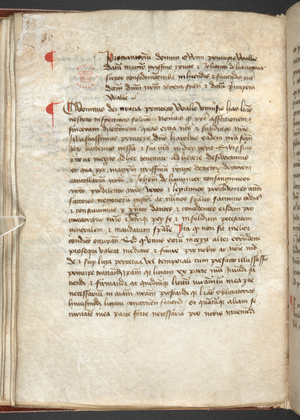 Ms Cotton Titus A III f.32v The appointment of Owen Glendower (c.1359-c.1416) as envoy to Charles VI (1348-1412) of France on 15th May 1404 (vellum)